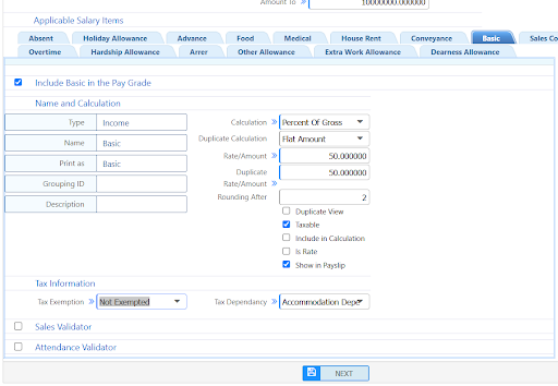 Tax Exemption Policy